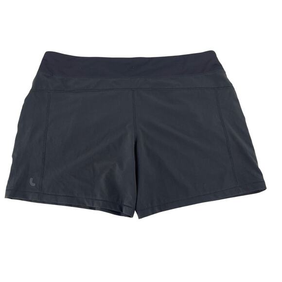 Lolë Women's Board Shorts Black Size XL EUC Recycled Polyester Swim Activewear - Picture 2 of 6
